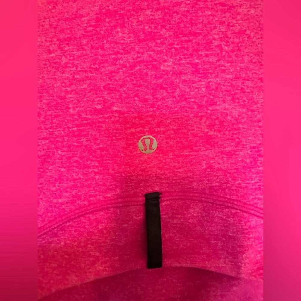 Lululemon Define Jacket Full Zip Heathered Bright Pink Size 10 EUC - Picture 5 of 9